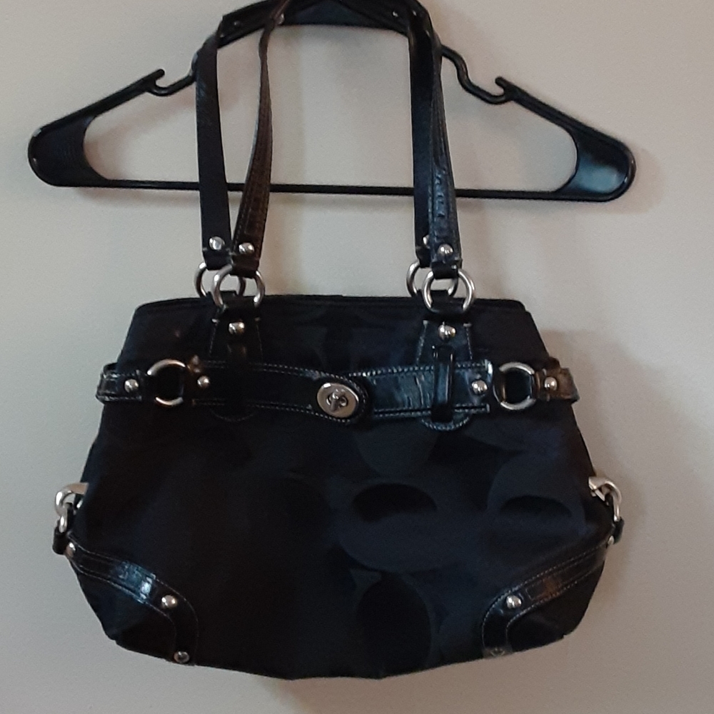 Black coach bag